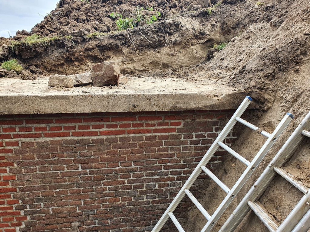 restauratie inundatiesluis Fort Honswijk
